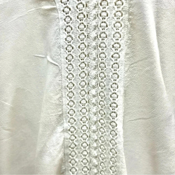 055 Seaspice Resort Wear | Peru NWOT Boho White Tunic Dress (Size S) - Picture 4 of 9